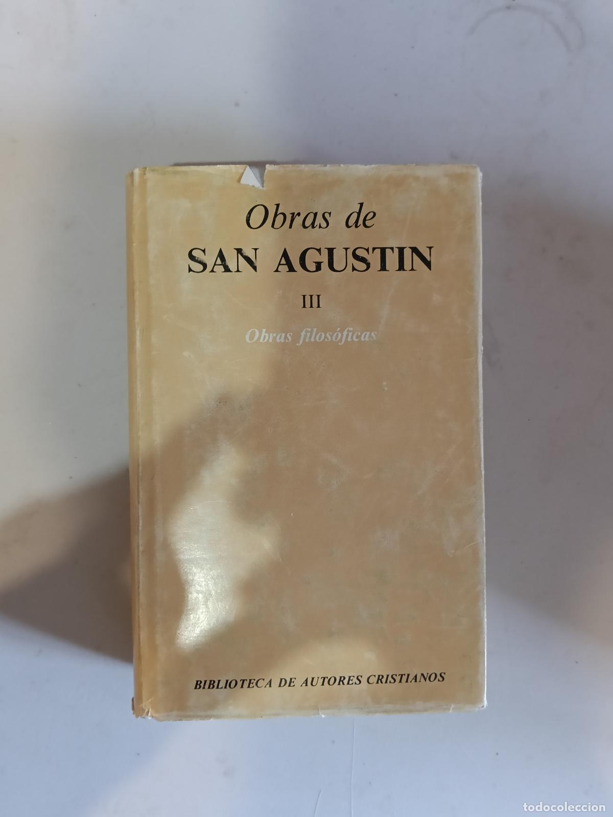 Libros de segunda mano: San Agust&iacute;n.- Obras. Tomo III ( obras filos&oacute;ficas)BAC N&ordm; 21
