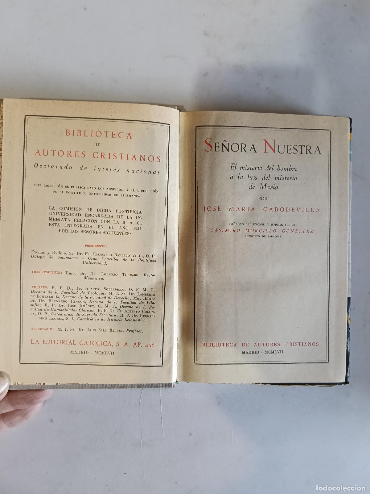 Libros de segunda mano: SE&Ntilde;ORA NUESTRA. EL MISTERIO DEL HOMBRE A LA LUZ DEL MISTERIO DE MAR&Iacute;A BAC N&ordm; 161