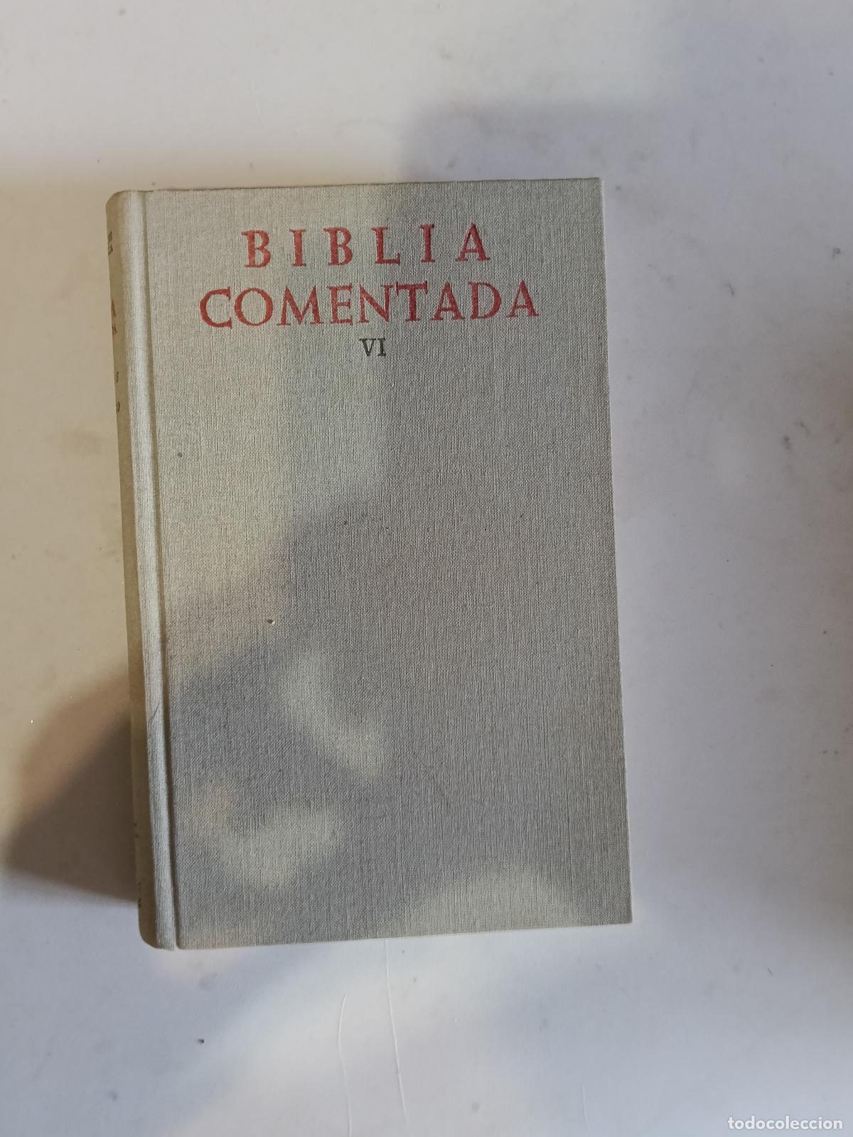 Libros de segunda mano: Biblia comentada, tomo VI BAC N&ordm; 243