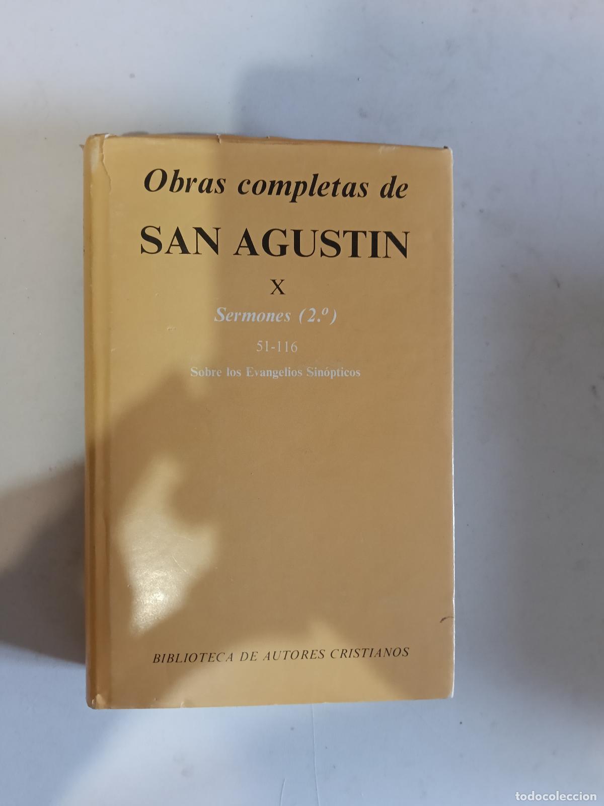 Libros de segunda mano: Obras completas de San Agust&iacute;n. X: Sermones (2.&ordm;): 51-116: Sobre los Evangelios sin&oacute;pticos N&ordm; 441