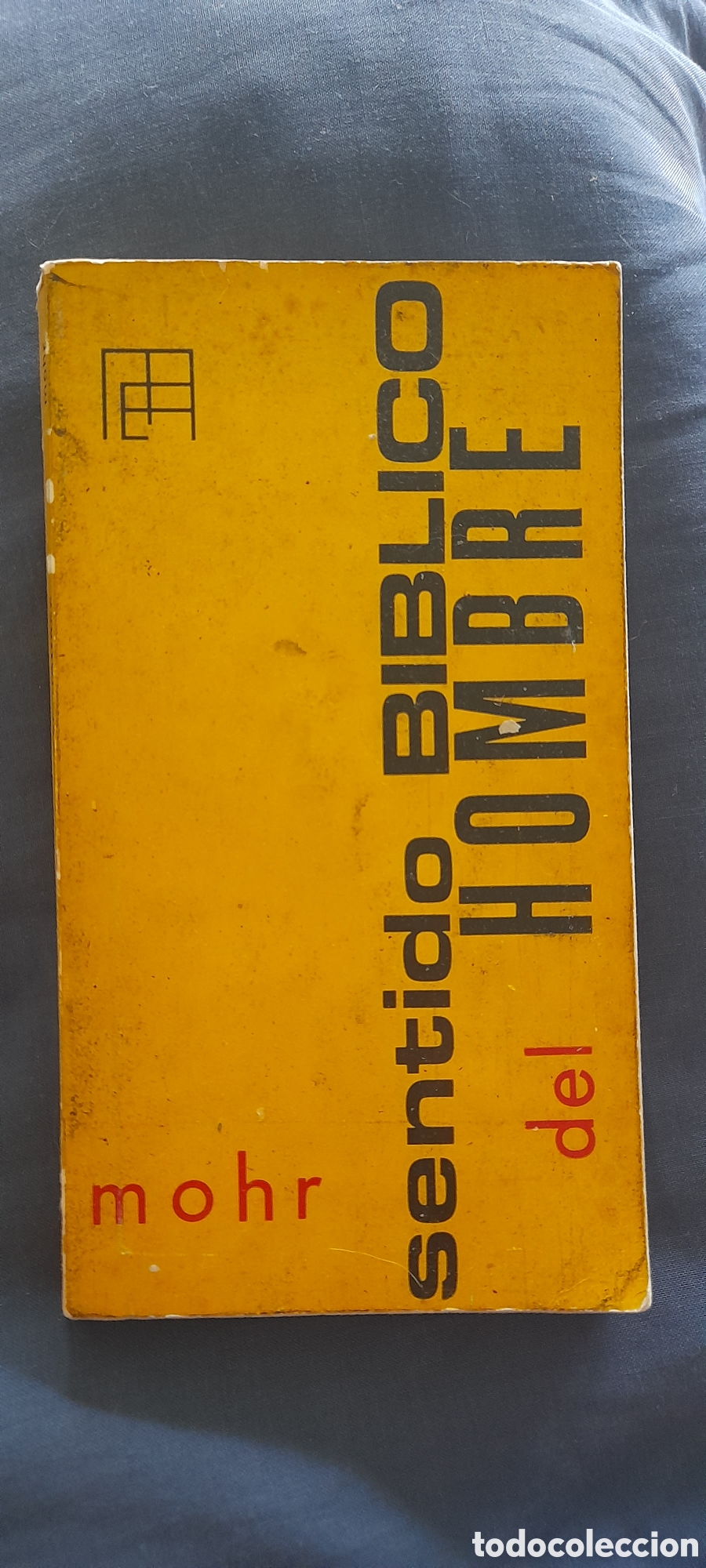 Libros de segunda mano: Sentido b&iacute;blico del hombre