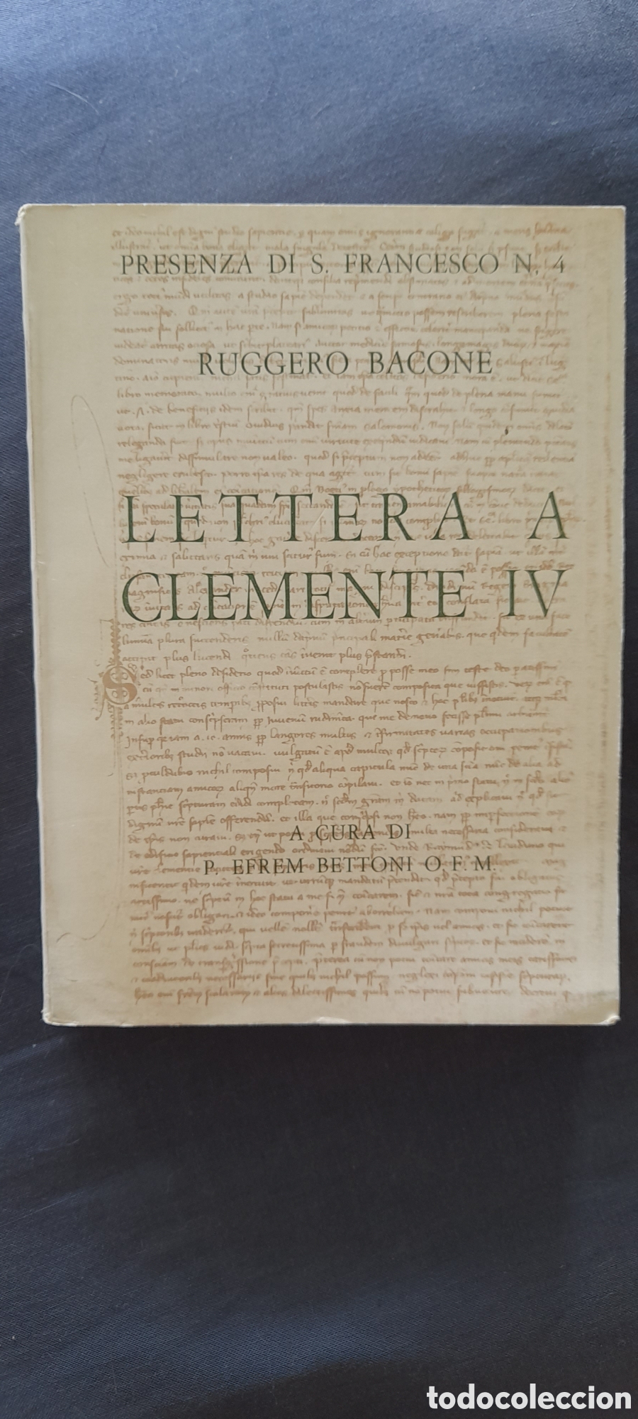 Libros de segunda mano: Lettera a Clemente IV. Ruggero Bacone