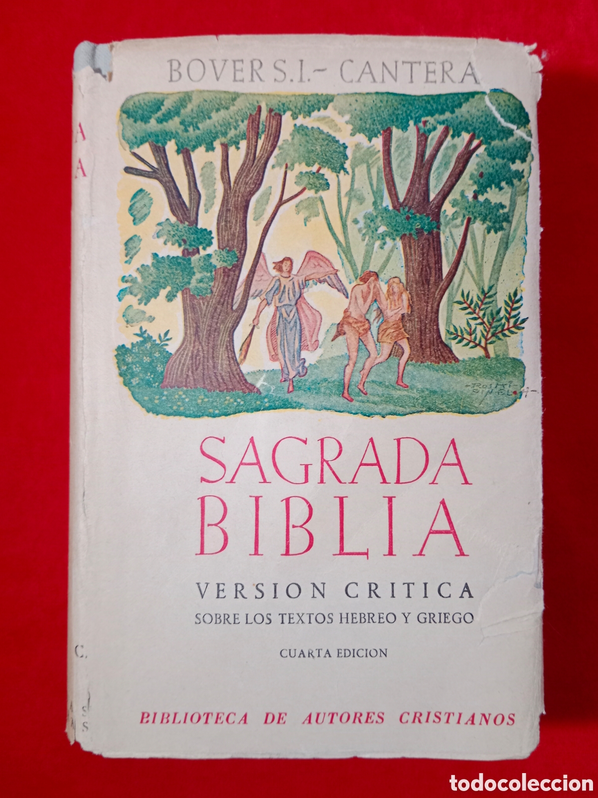 Libros de segunda mano: SAGRADA BIBLIA, BOVER-CANTERA, 1957, CON SOBRECUBIERTA ORIGINAL, MUY DIF&Iacute;CIL