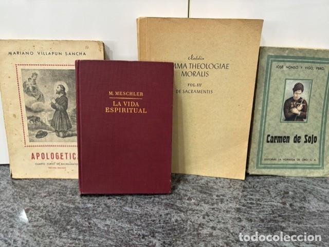 Libros de segunda mano: LOTE DE LIBROS RELIGIOSOS Y APOLOGETICA EN ESPA&Ntilde;OL Y LATIN ENTRE 1923 Y 1957 VER FOTOS Y DESCRIPCION
