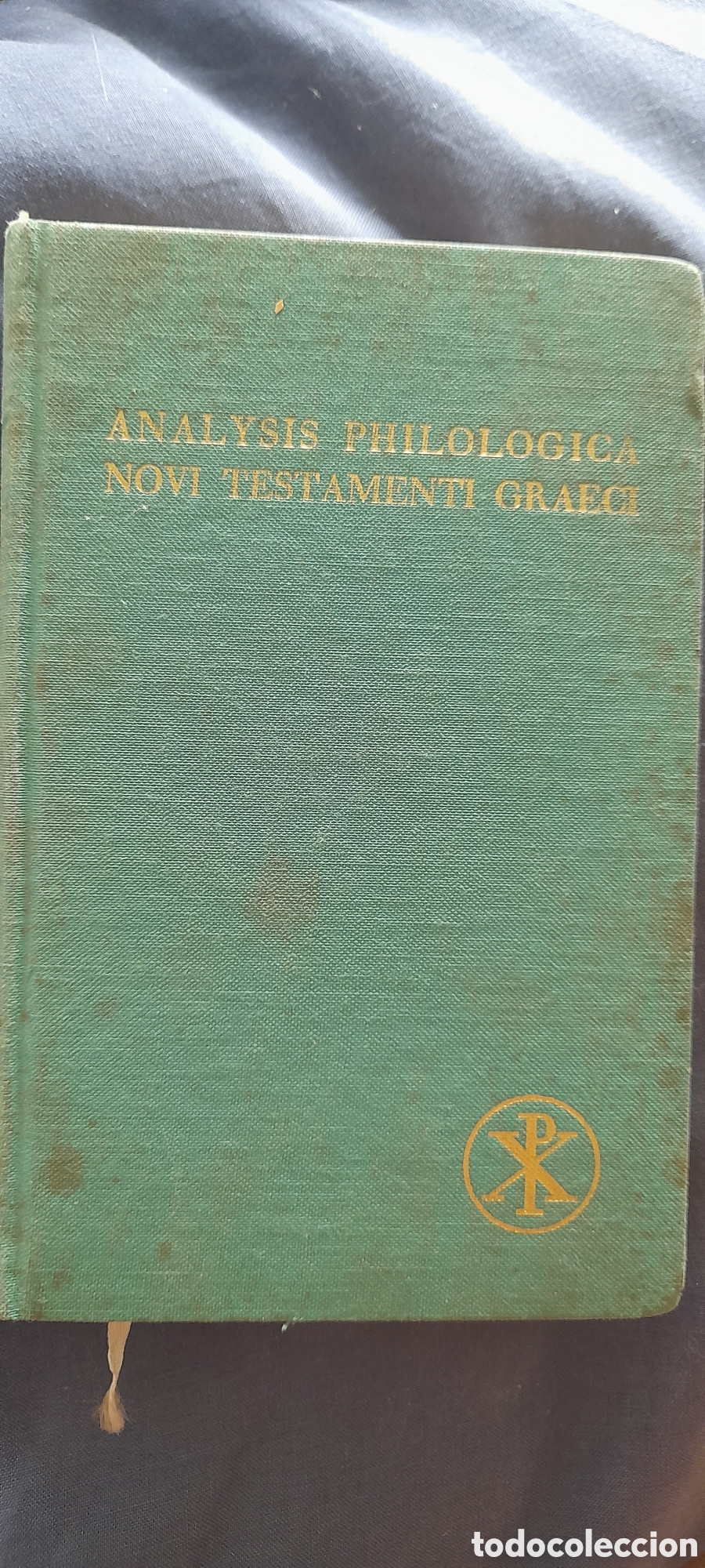 Libros de segunda mano: Analysis philologica novi testamenti gracei