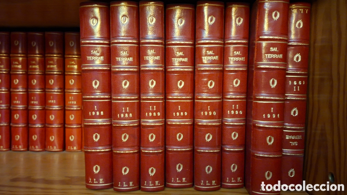 Libros de segunda mano: Colecci&oacute;n revista SAL TERRAE 1978&ndash;1991 completa encuadernada + revistas adicionales