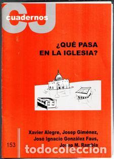 Libros de segunda mano: Cuadernos CJ 153. &iquest;Qu&eacute; pasa en la Iglesia? VVAA
