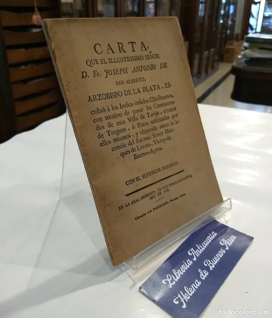 Libros de segunda mano: FRAY JOS&Eacute; ANTONIO DE SAN ALBERTO &ndash; CARTA A LOS INDIOS INFIELES CHIRIHUANOS LM