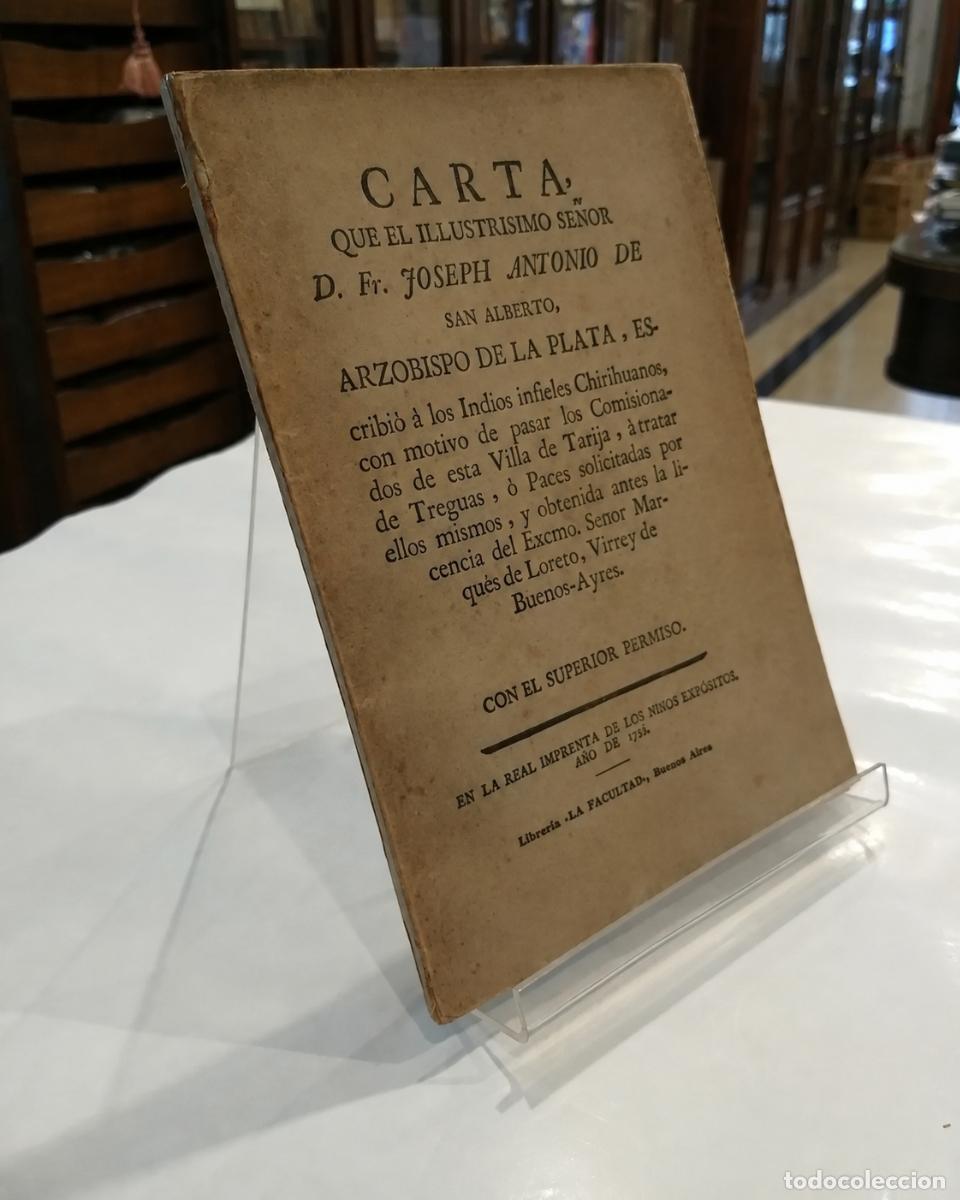 Libros de segunda mano: FRAY JOS&Eacute; ANTONIO DE SAN ALBERTO &ndash; CARTA A LOS INDIOS INFIELES CHIRIHUANOS LM