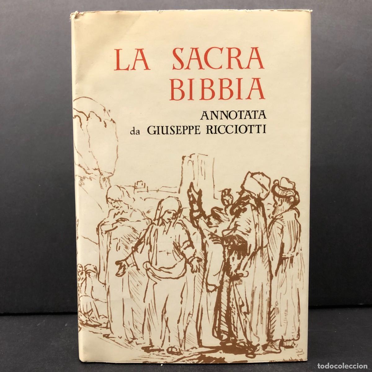 Libros de segunda mano: LA SACRA BIBBIA - ANNOTATA DA GIUSEPPE RICCIOTTI - SALANI EDITORE - 1958 / 3448