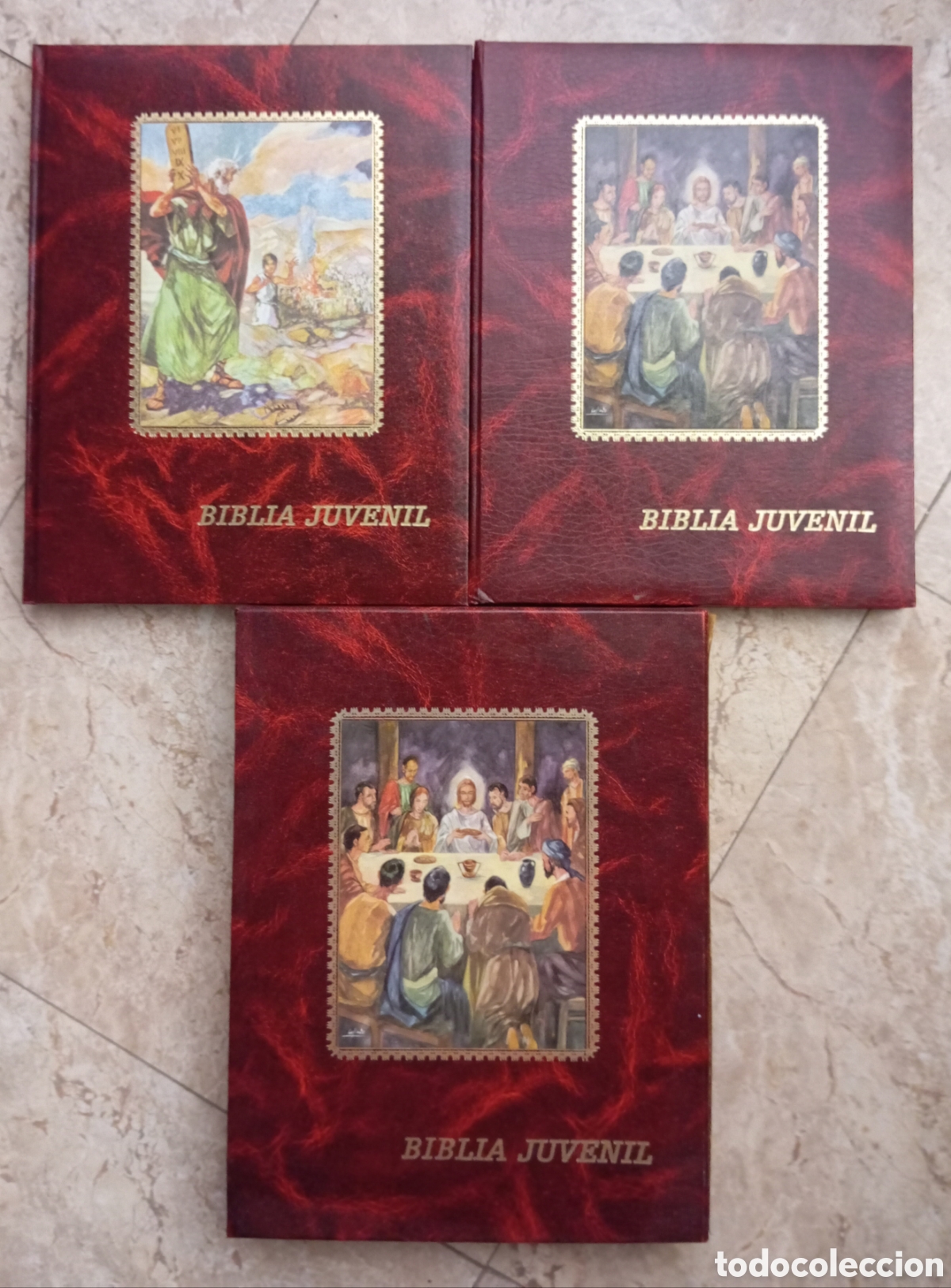 Libros de segunda mano: BIBLIA JUVENIL 2 TOMOS MONAR 1992
