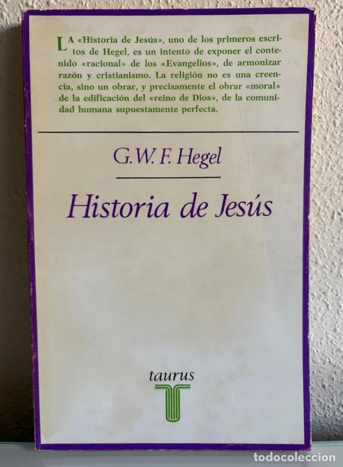 Libros de segunda mano: Hegel, G. W. F.: Historia de Jes&uacute;s