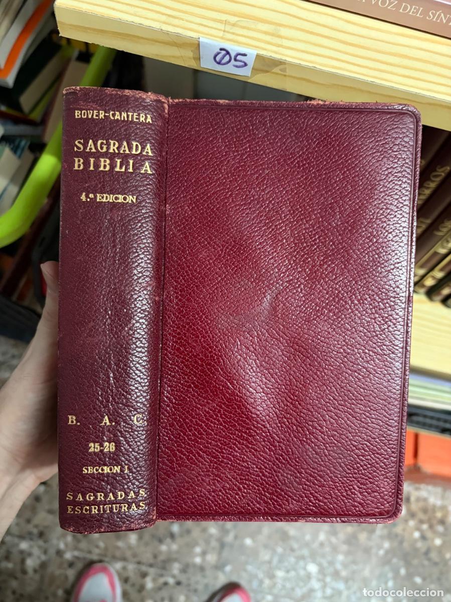 Libros de segunda mano: 05 Bover-Cantera, Sagrada Biblia, 4.&ordf; edici&oacute;n, BAC