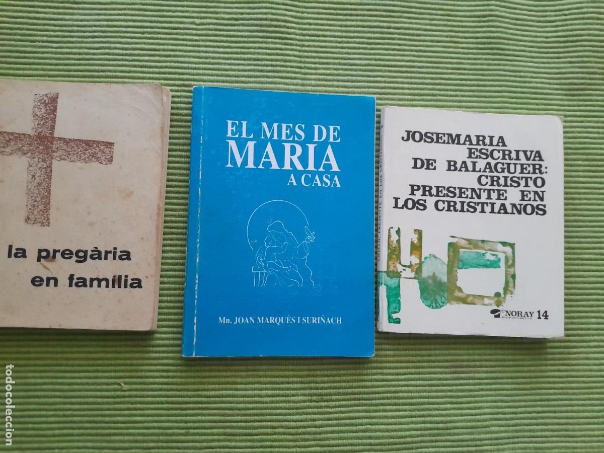 Libros de segunda mano: LOTE TRES LIBROS RELIGIOSOS. VER FOTOS.