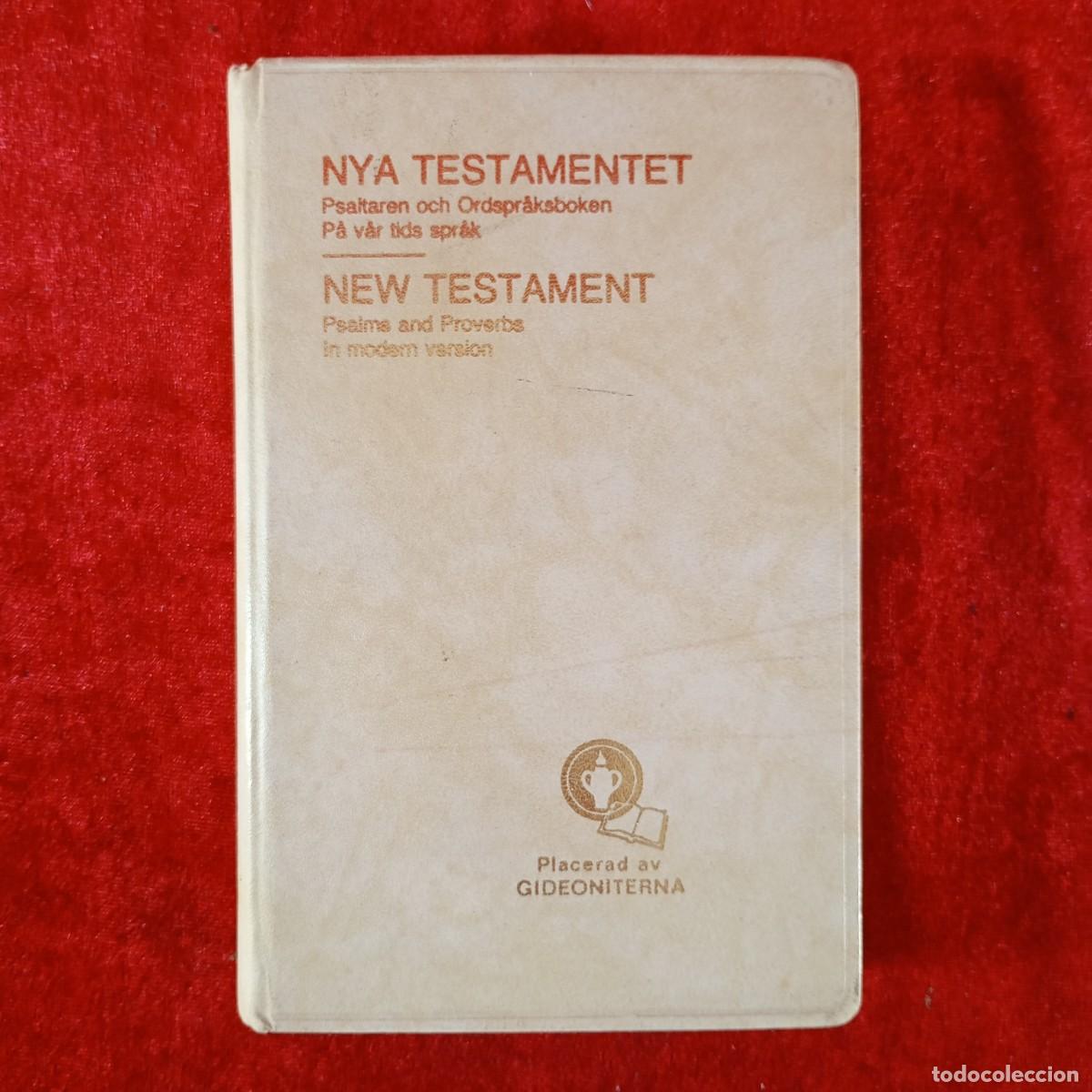 Libros de segunda mano: NEW TESTAMENT - PSAIMS AND PROVERBS IN MODERN VERSION - NYA TESTAMENTET - RELIGI&Oacute;N / 3722