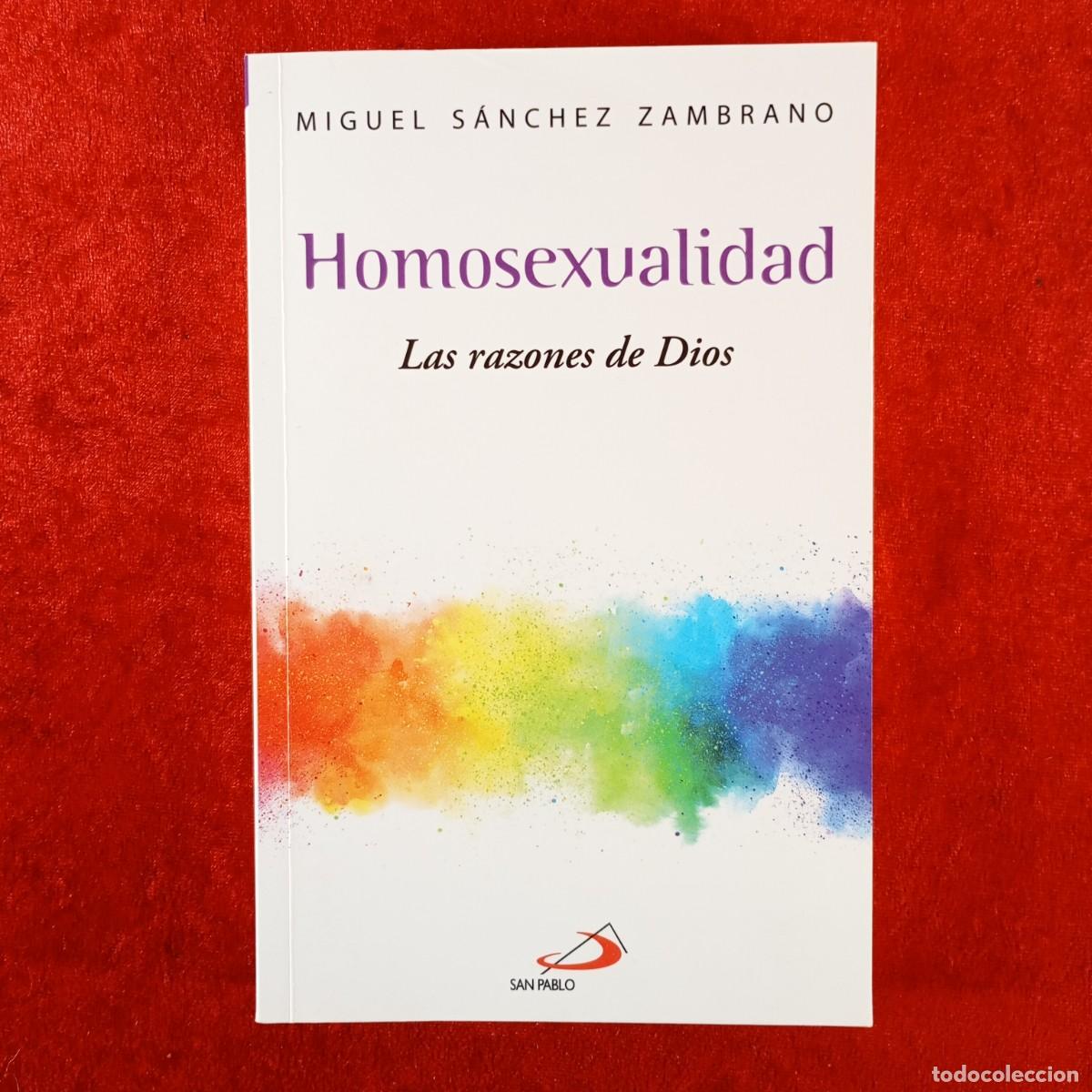 Libros de segunda mano: HOMOSEXUALIDAD - LAS RAZONES DE DIOS - MIGUEL S&Aacute;NCHEZ ZAMBRANO - SAN PABLO - DEDICADO AUTOR / 3812