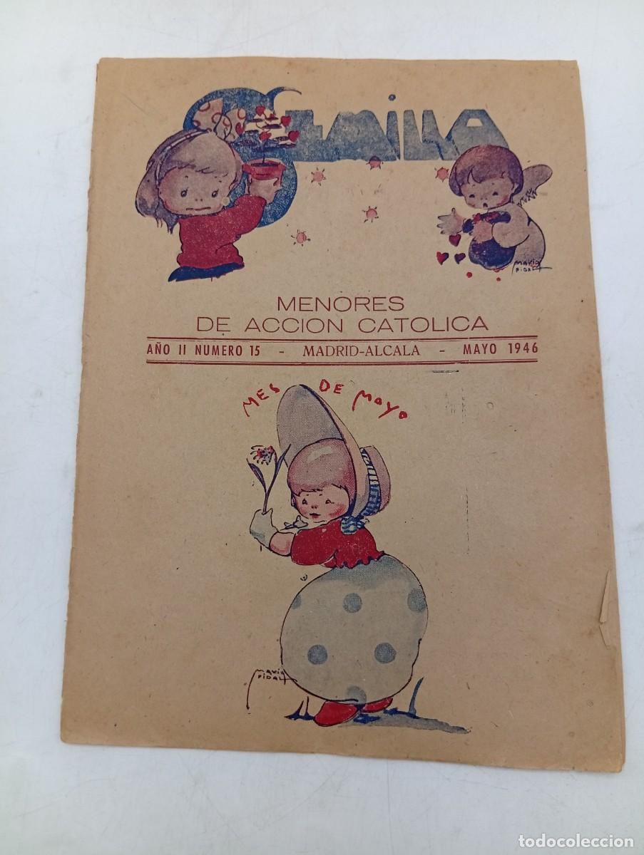 Libros de segunda mano: FAMILIA. MENORES DE ACCION CATOLICA. N&ordm; 15. MAYO 1946. MES DE MAYO.