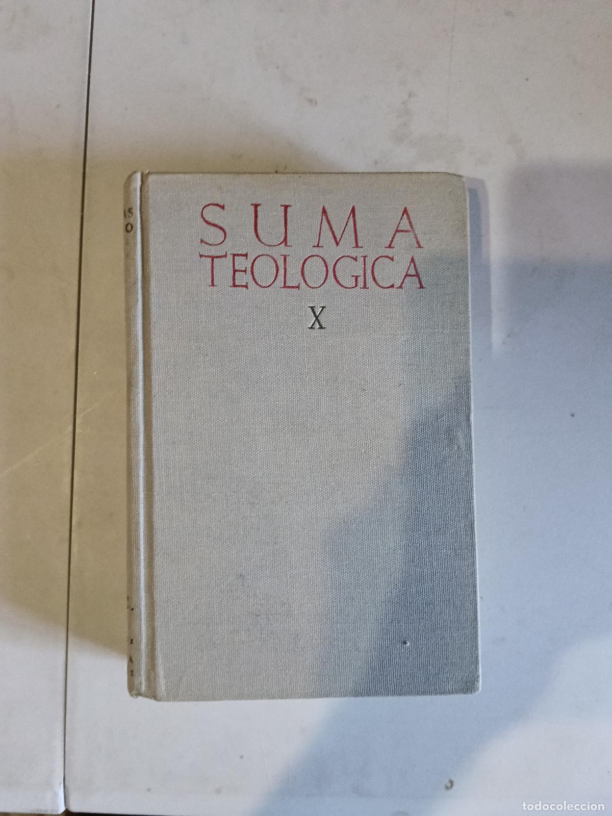 Libros de segunda mano: SUMA TEOL&Oacute;GICA X - De Aquino,Santo Tom&aacute;s
