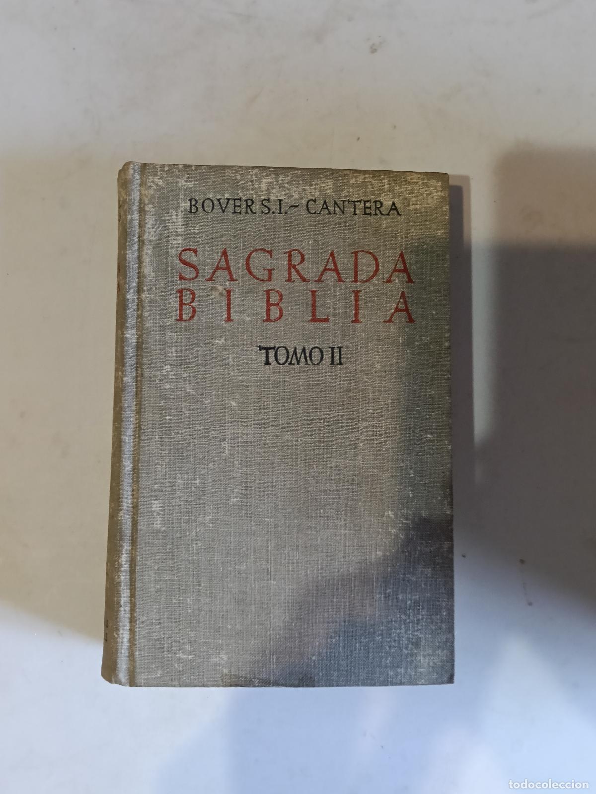 Libros de segunda mano: Sagrada Biblia versi&oacute;n cr&iacute;tica. Tomo 2 II, de Bover S.I. y Cantera. Primera edici&oacute;n 1947