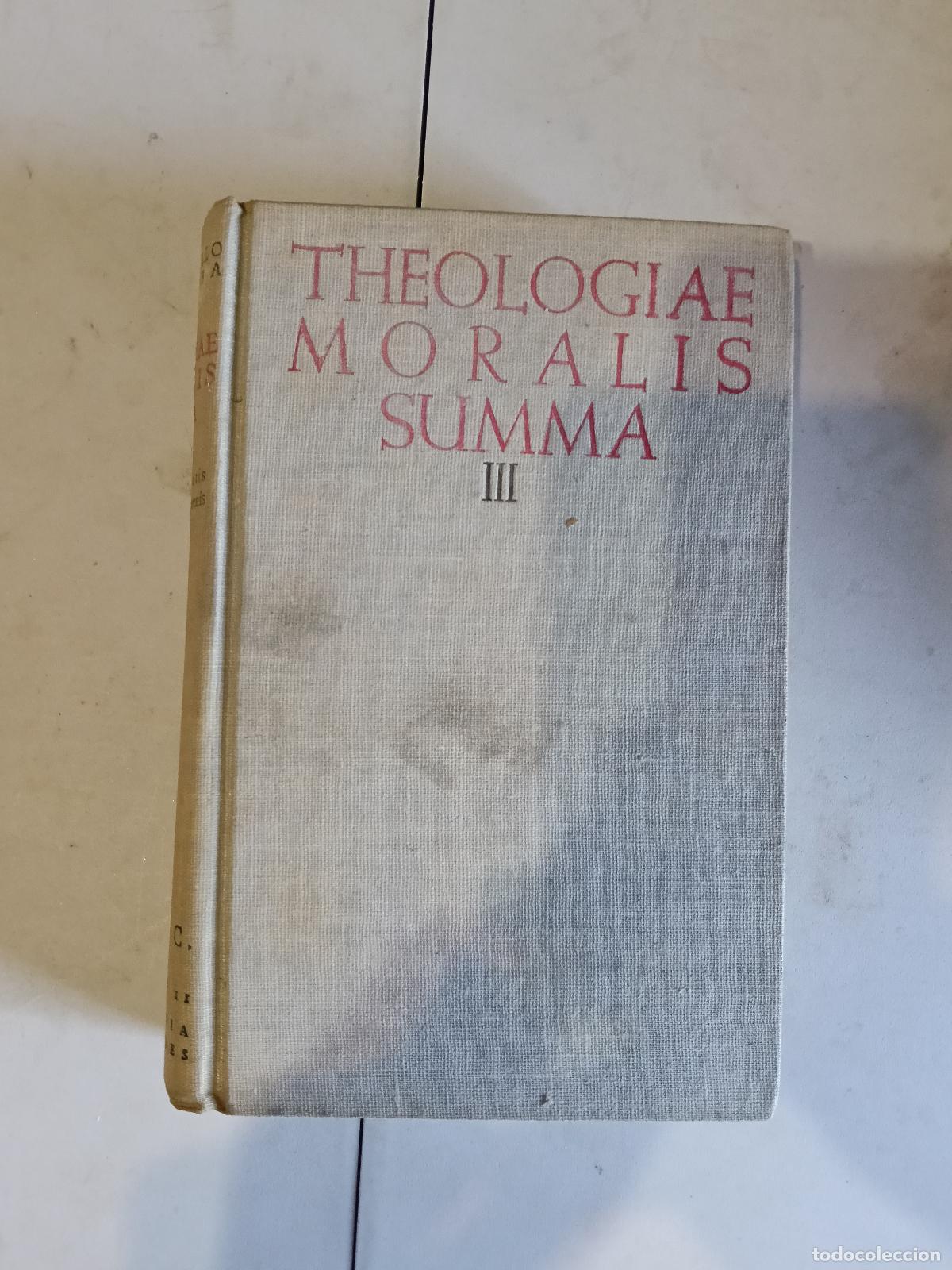 Libros de segunda mano: ZALBA, Marcellinus, S.I. - THEOLOGIAE MORALIS SUMMA. VOLUMEN III