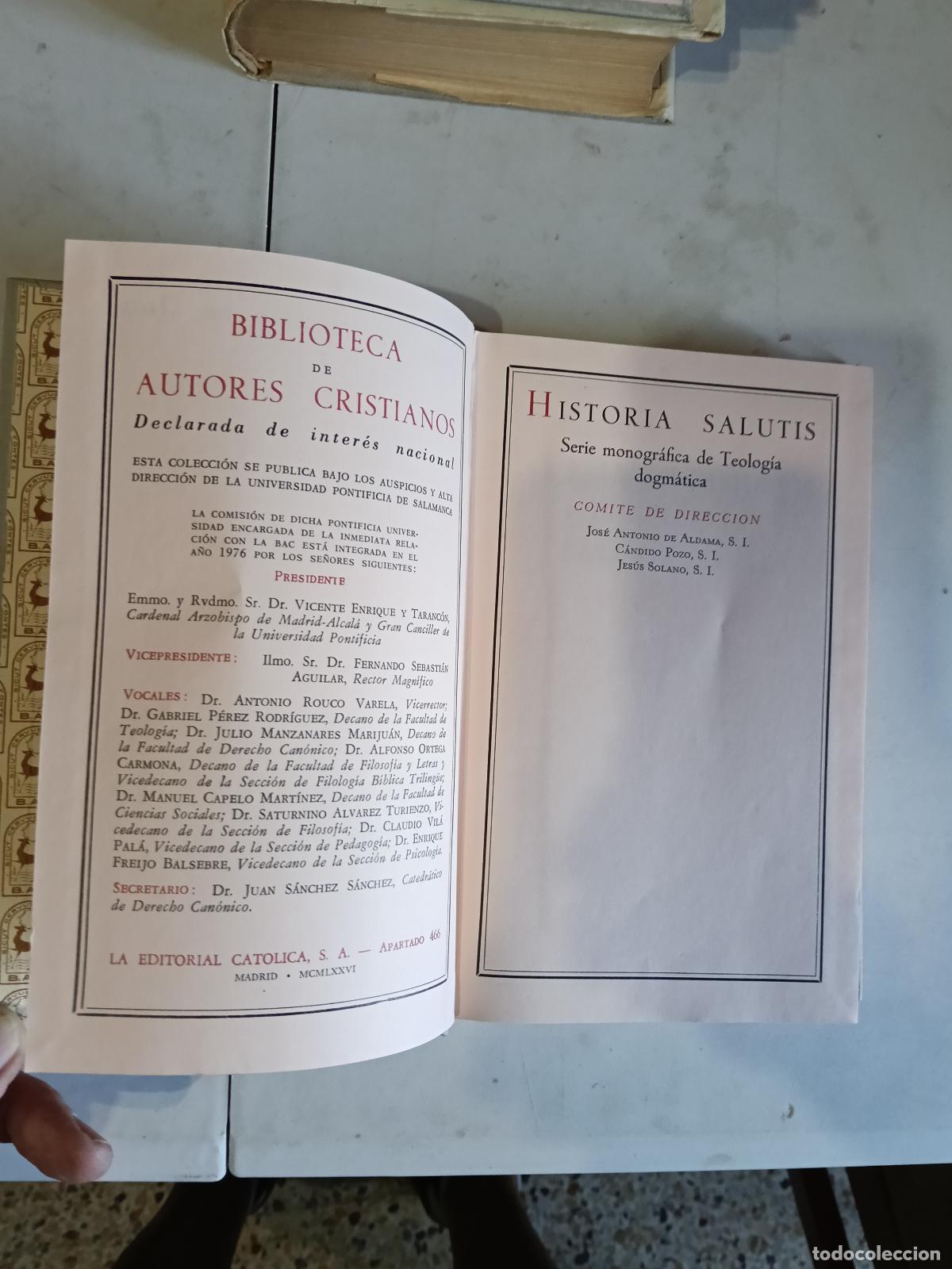 Libros de segunda mano: HISTORIA SALUTIS SERIE MONOGRAFICA DE TEOLOGIA DOGMATICA BAC