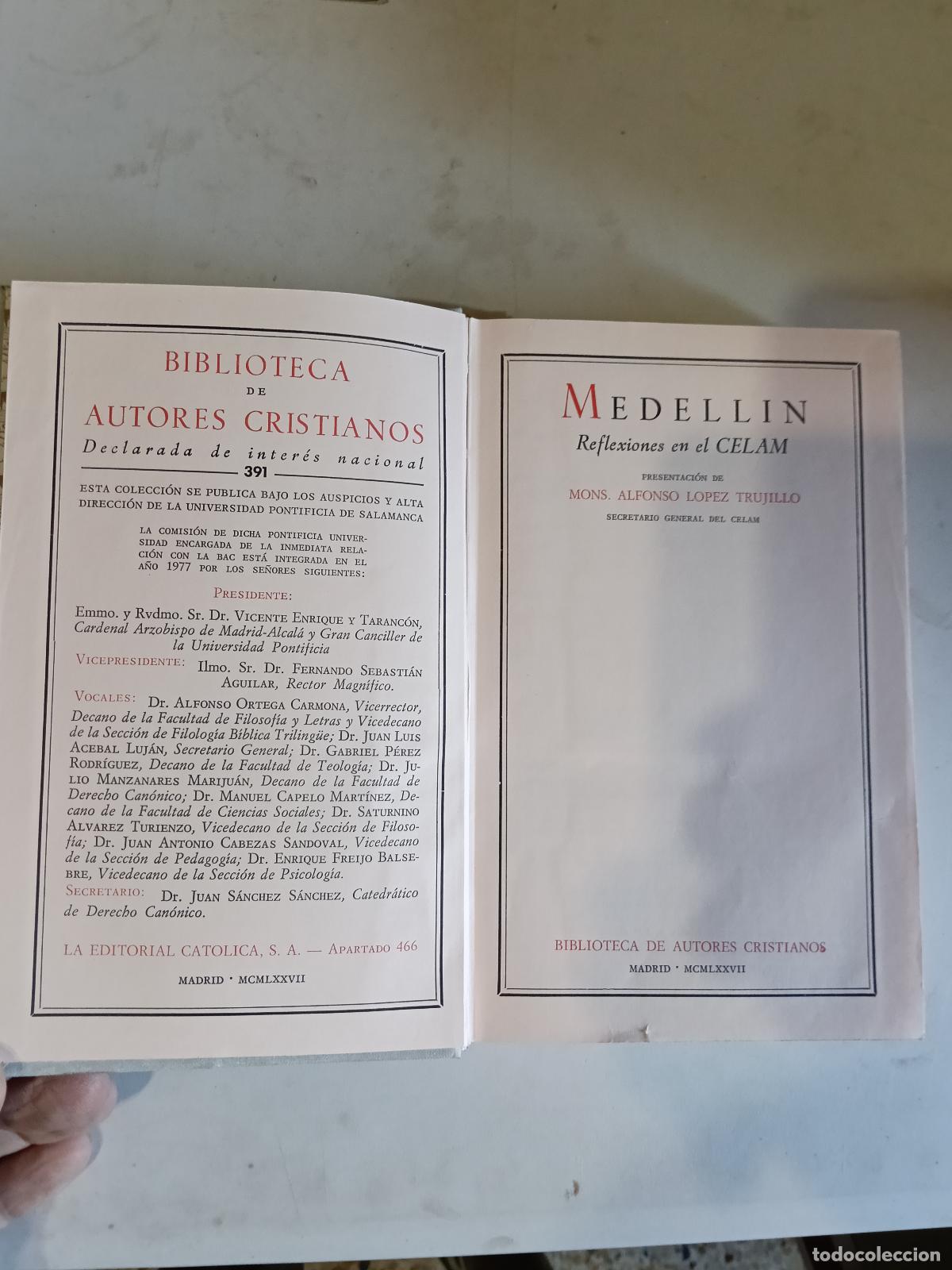 Libros de segunda mano: MEDELL&Iacute;N, REFLEXIONES EN EL CELAN, (BAC)