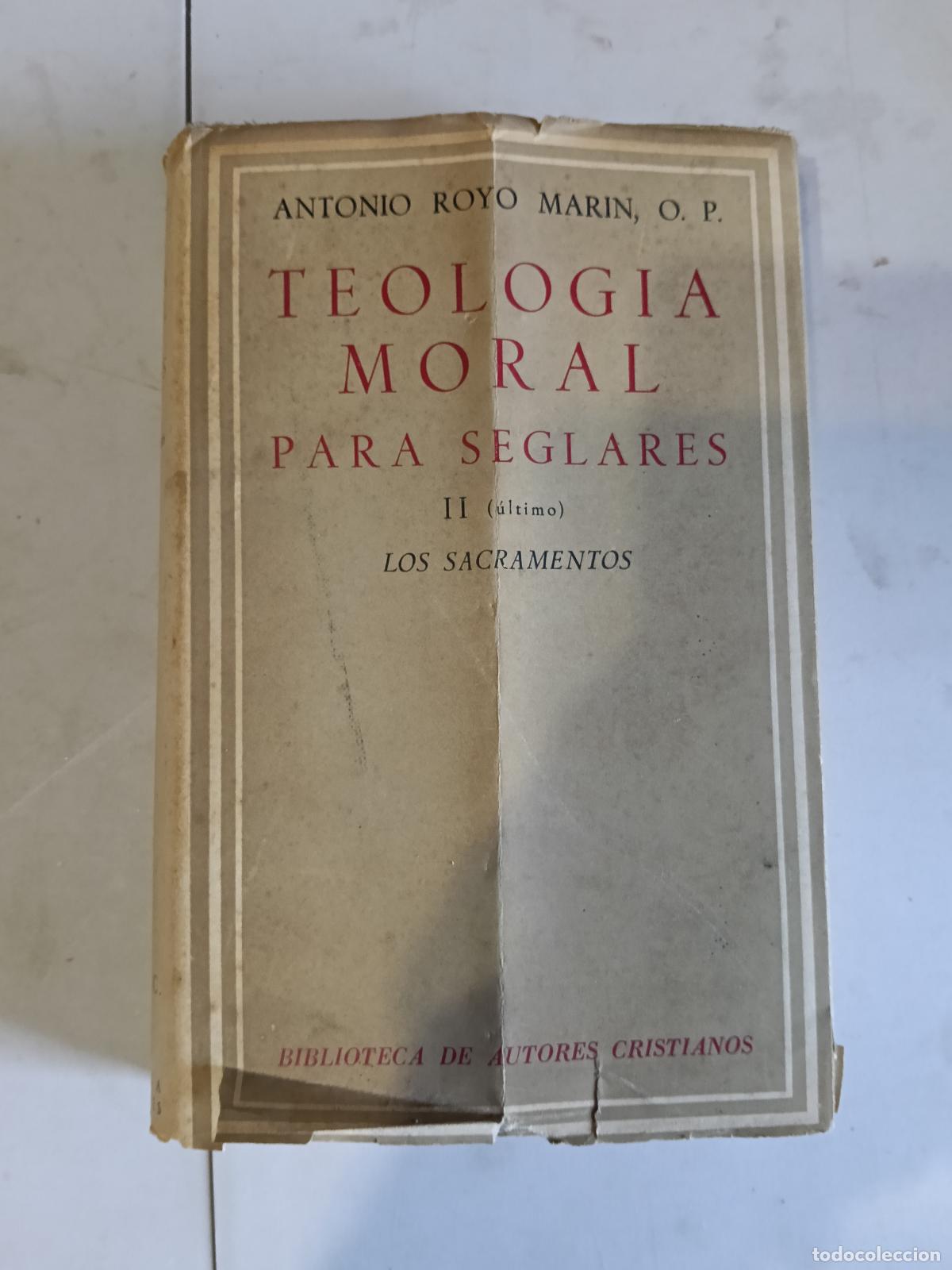 Libros de segunda mano: Teolog&iacute;a moral para seglares II, los sacramentos. Biblioteca de autores cristianos, 1961