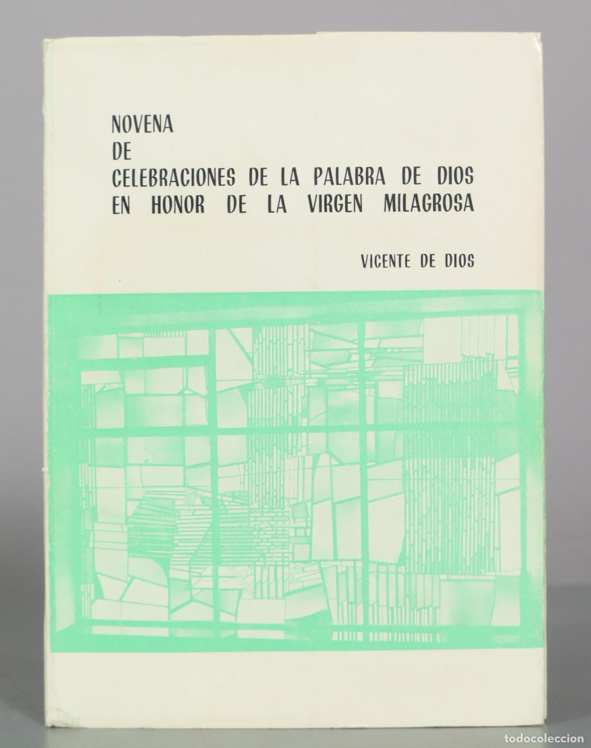 Libros de segunda mano: Novena de celebraciones de la Palabra de Dios en honor de la Virgen Milagrosa - Vicente de Dios