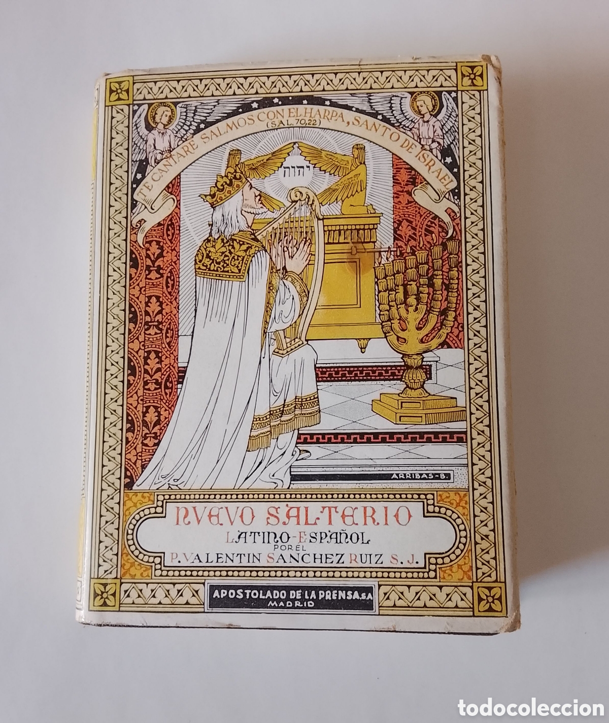 Libros de segunda mano: Nuevo Salterio latino-espa&ntilde;ol,a&ntilde;o 1946.