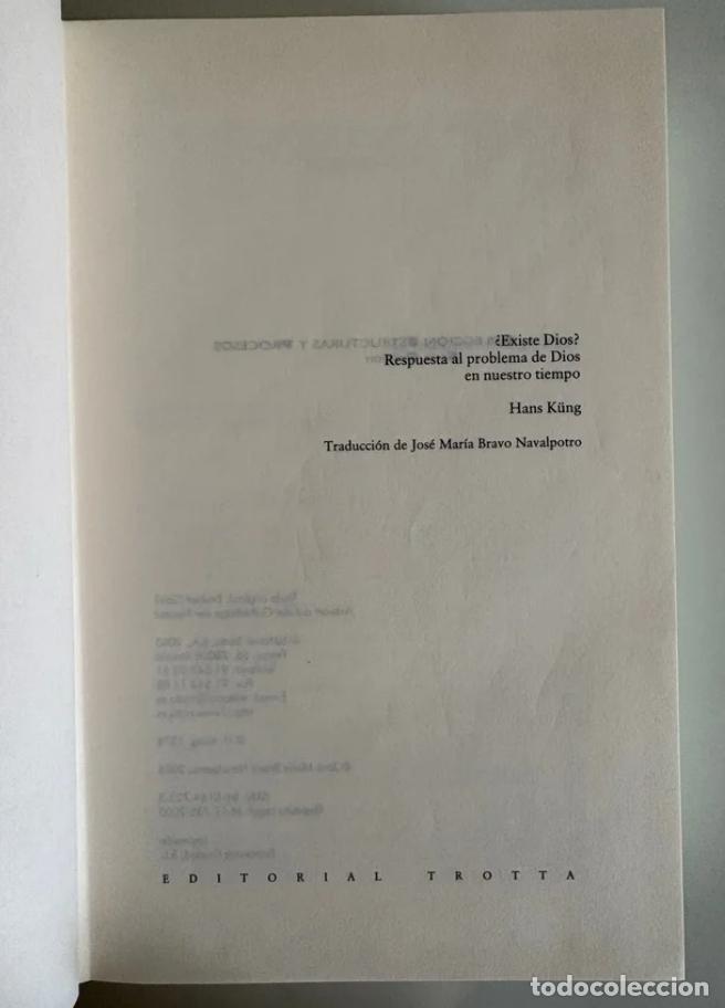 Libros de segunda mano: K&uuml;ng, Hans: &iquest;Existe Dios? - Foto 4