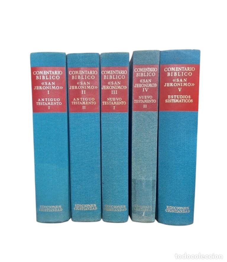 Livres d'occasion: VV.AA.- COMENTARIO B&Iacute;BLICO SAN JER&Oacute;NIMO (5 VOLS.)