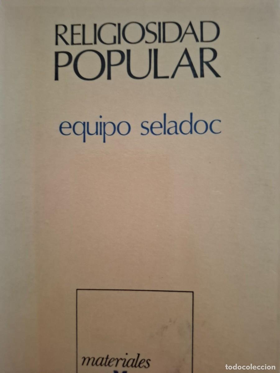 Libros de segunda mano: religiosidad popular equipo Seladoc