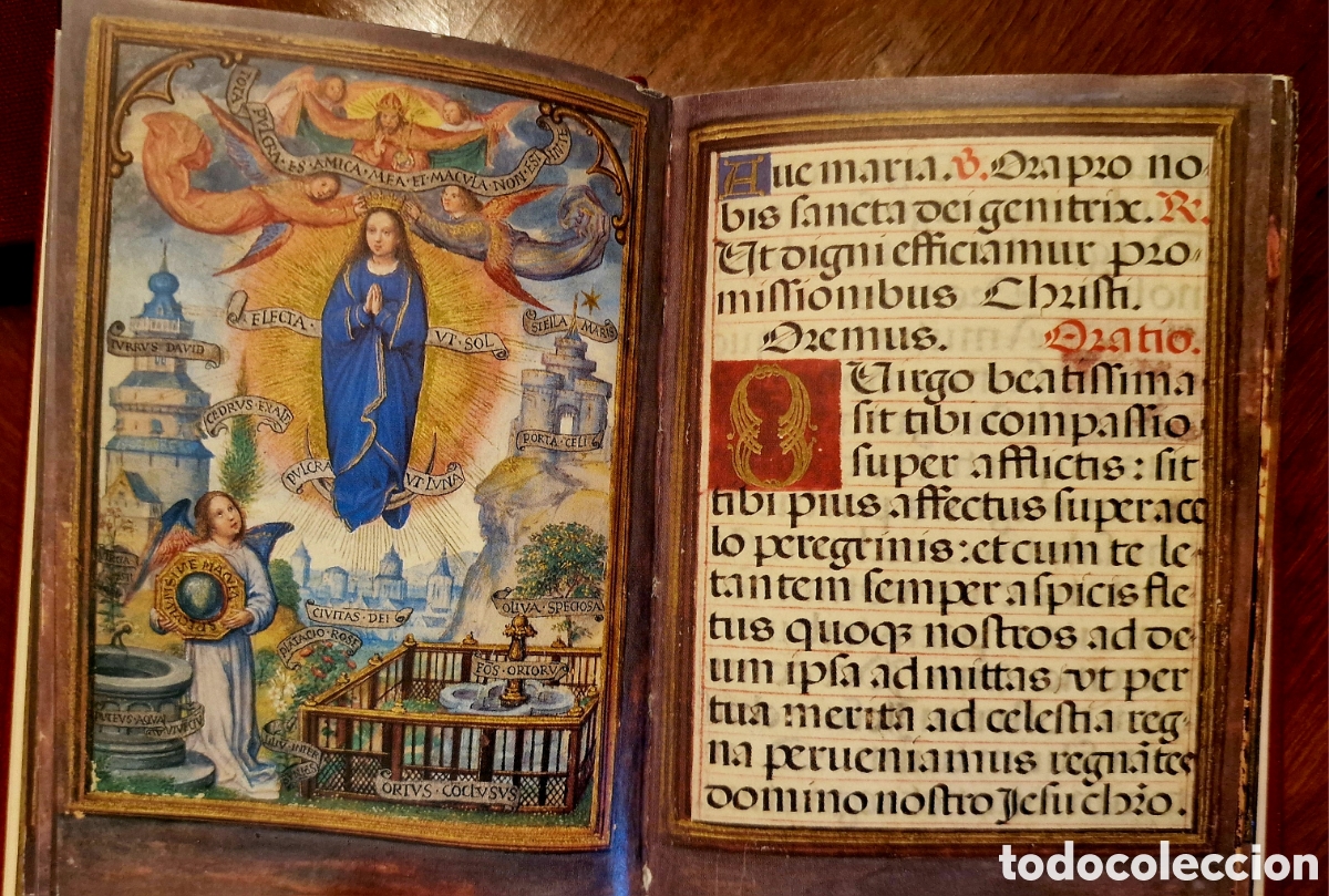 Libros de segunda mano: Facsimil Rosarium, editorial Casariego, ilustrado por Simon Bening