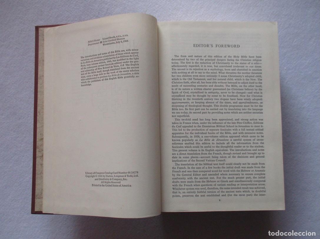 Libros de segunda mano: THE JERUSALEM BIBLIE - Foto 5