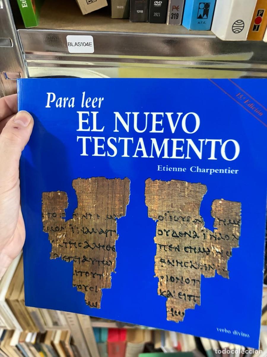 Libros de segunda mano: BLAS104E Etienne Charpentier, Para leer El Nuevo Testamento. Verbo Divino