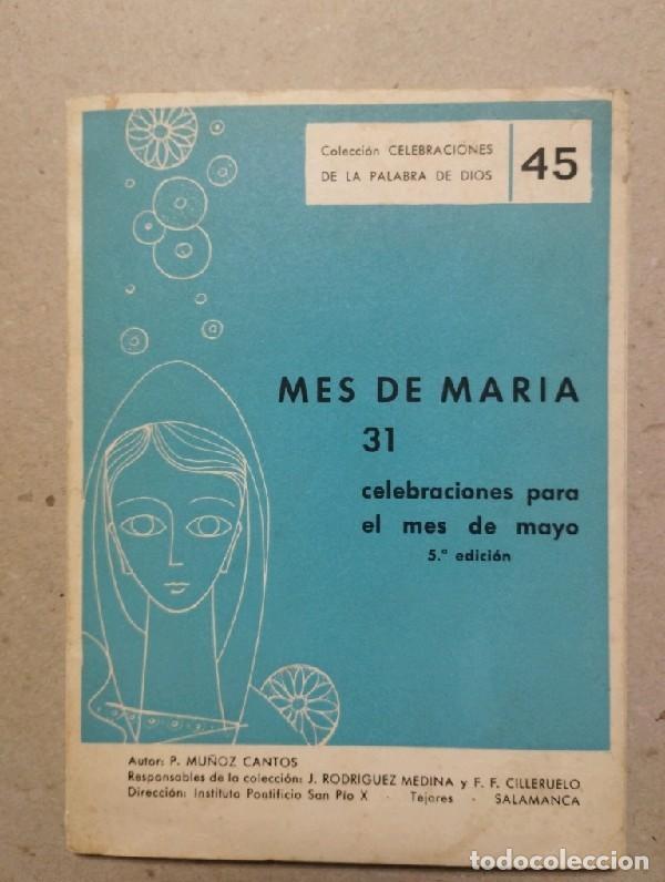 Libros de segunda mano: Mes de Mar&iacute;a. 31 celebraciones para el mes de mayo (5.&ordf; edici&oacute;n)
