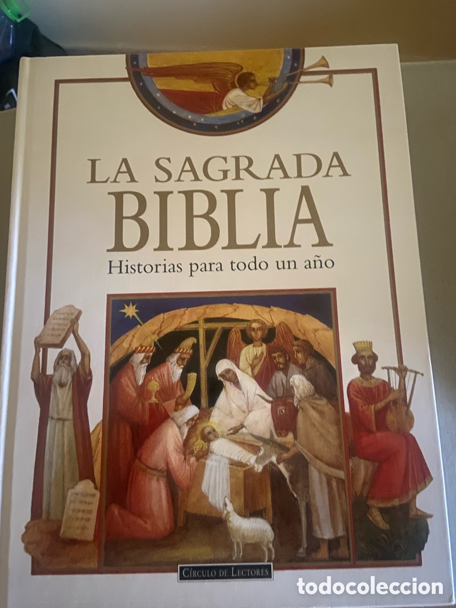 Libros de segunda mano: LA SAGRADA BIBLIA. VERSION ILUSTRADA PARA NI&Ntilde;OS Y JOVENES