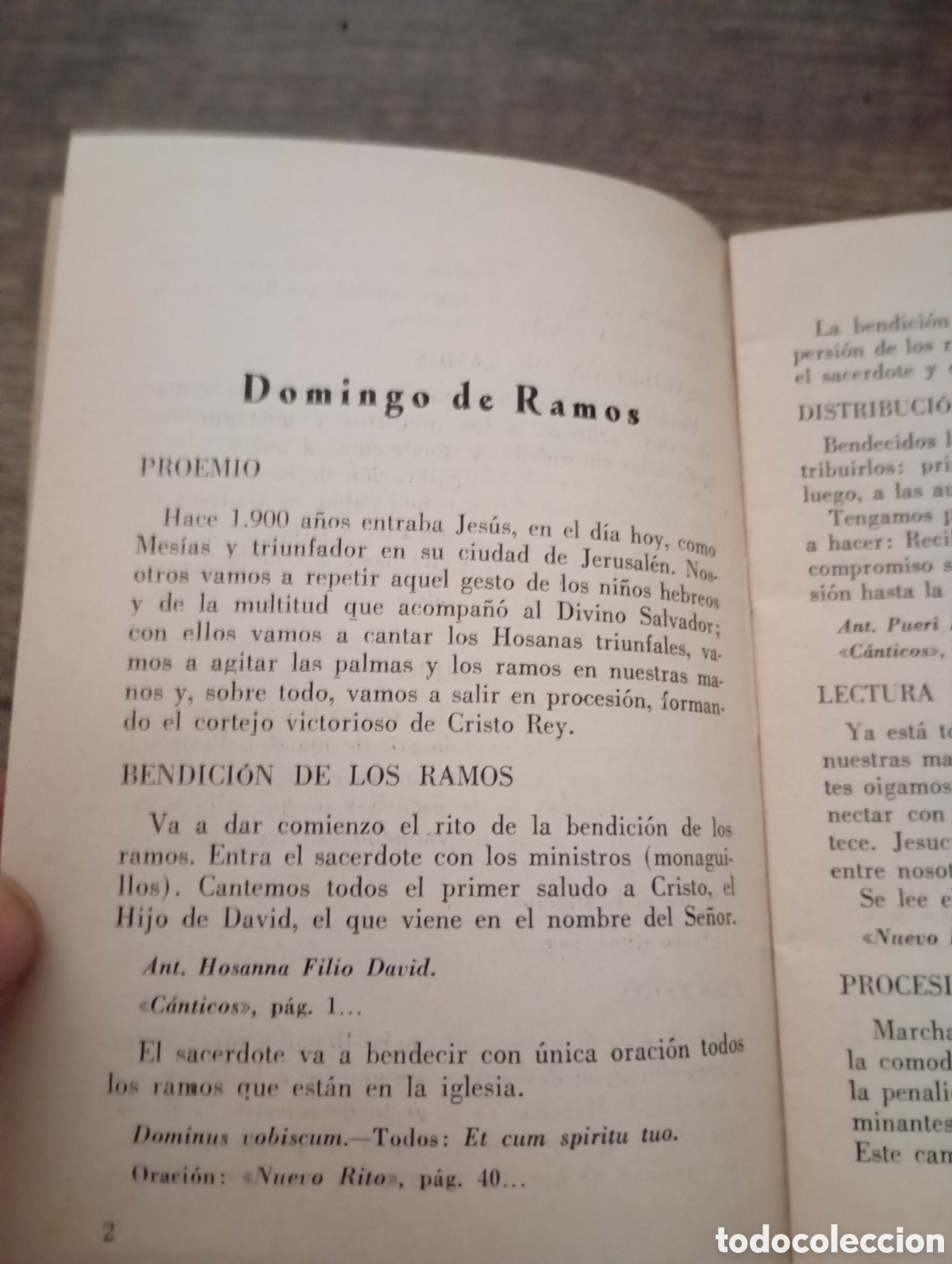 Libros de segunda mano: Comentario a los ritos de la semana santa - Foto 2