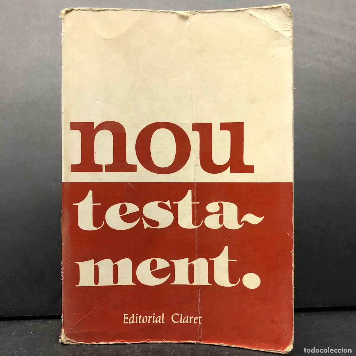 Libros de segunda mano: SAGRADA BIBLIA - NOU TESTAMENT - EDITORIAL CLARET - 1980 / 5175