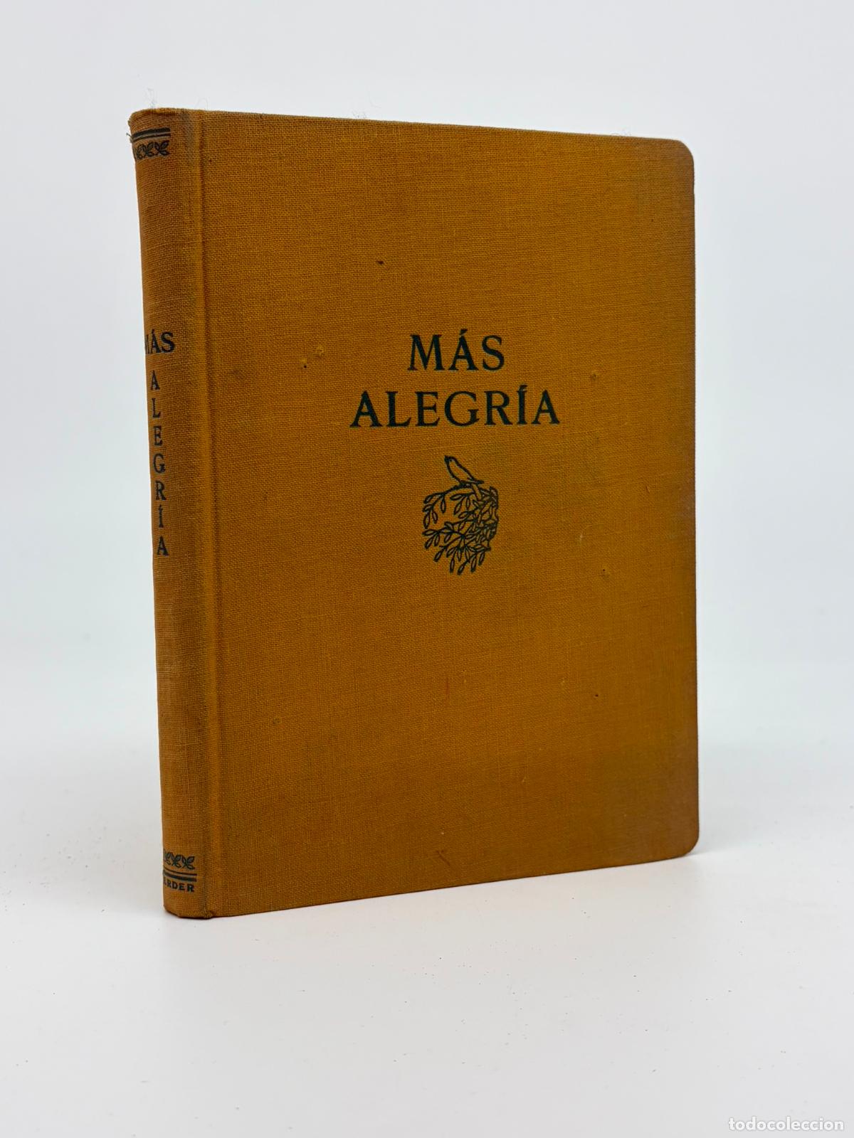 Libros de segunda mano: M&Aacute;S ALEGRIA - KEPPLER, Paul W. Von.