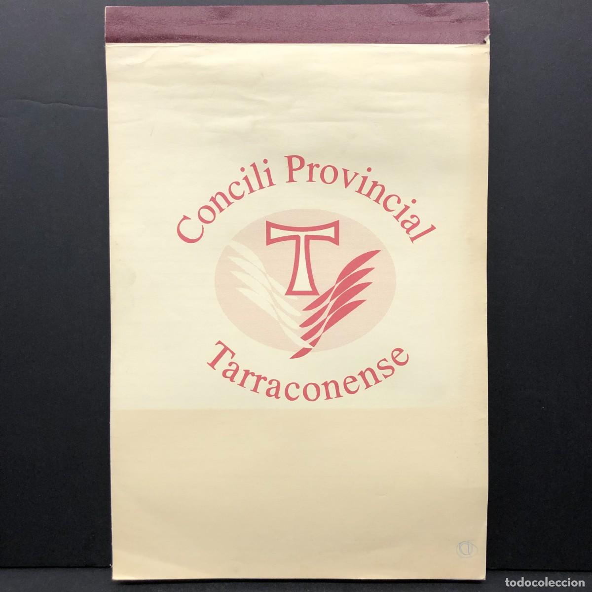 Libros de segunda mano: LIBRETA EN BLANCO - CONCILI PROVINCIAL TARRACONENSE - 1995 / 5542