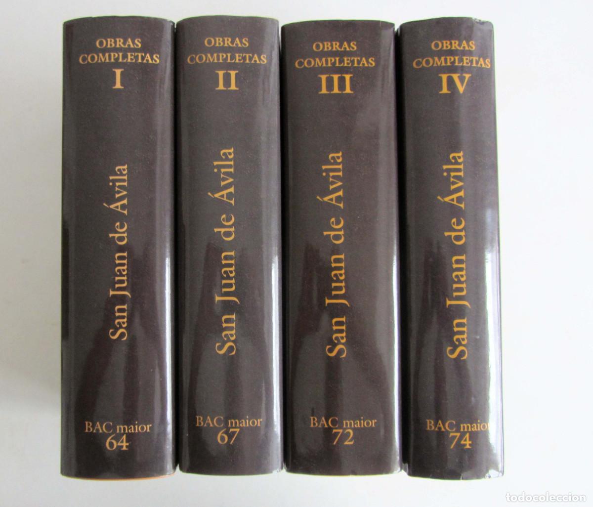 Libros de segunda mano: San Juan de Avila. Obras completas. BAC Maior. (Biblioteca de autores cristianos. 4 Tomos