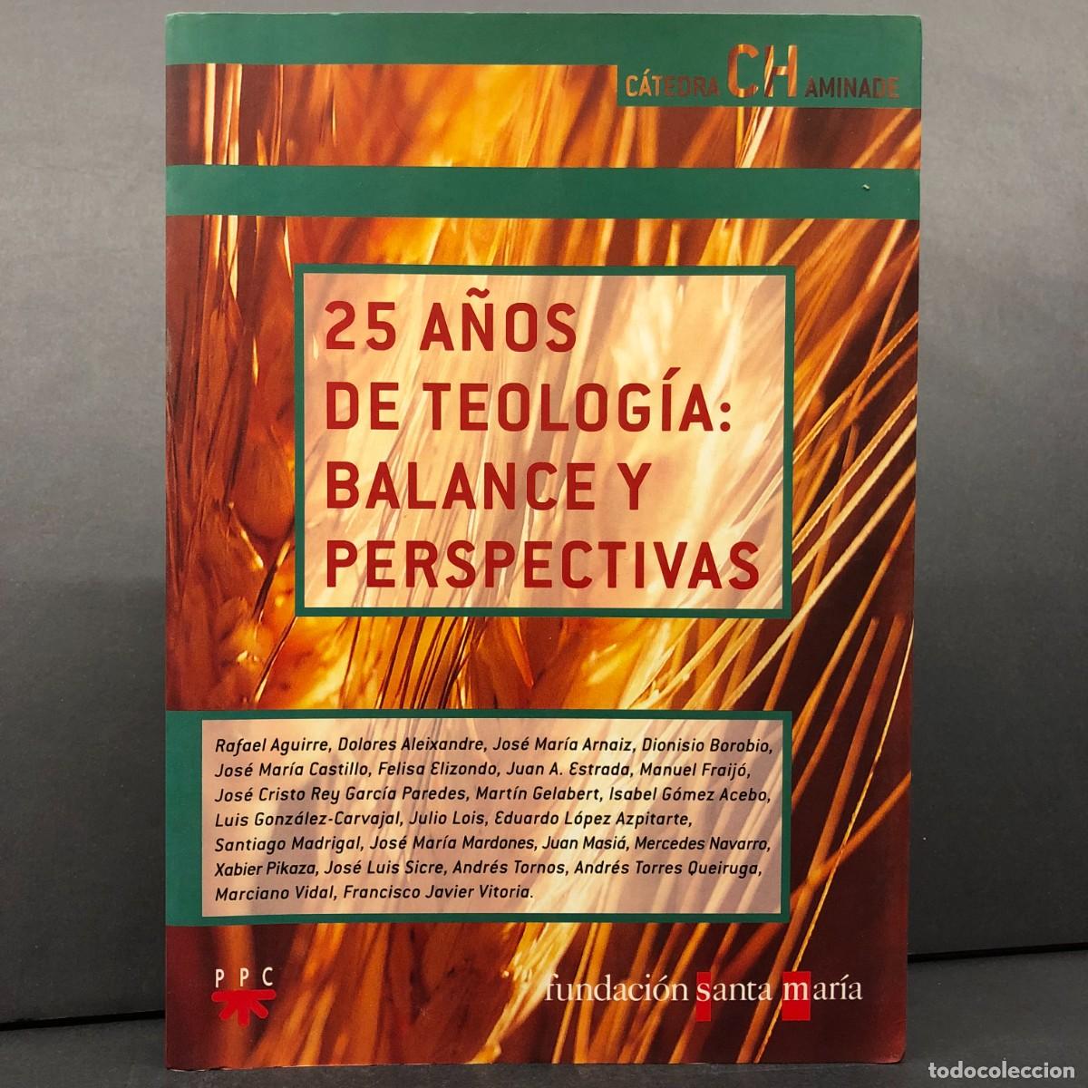 Libros de segunda mano: 25 A&Ntilde;OS DE TEOLOG&Iacute;A: BALANCE Y PERSPECTIVAS - C&Aacute;TEDRA CHAMINADE - FUNDACI&Oacute;N SANTA MAR&Iacute;A / 5773