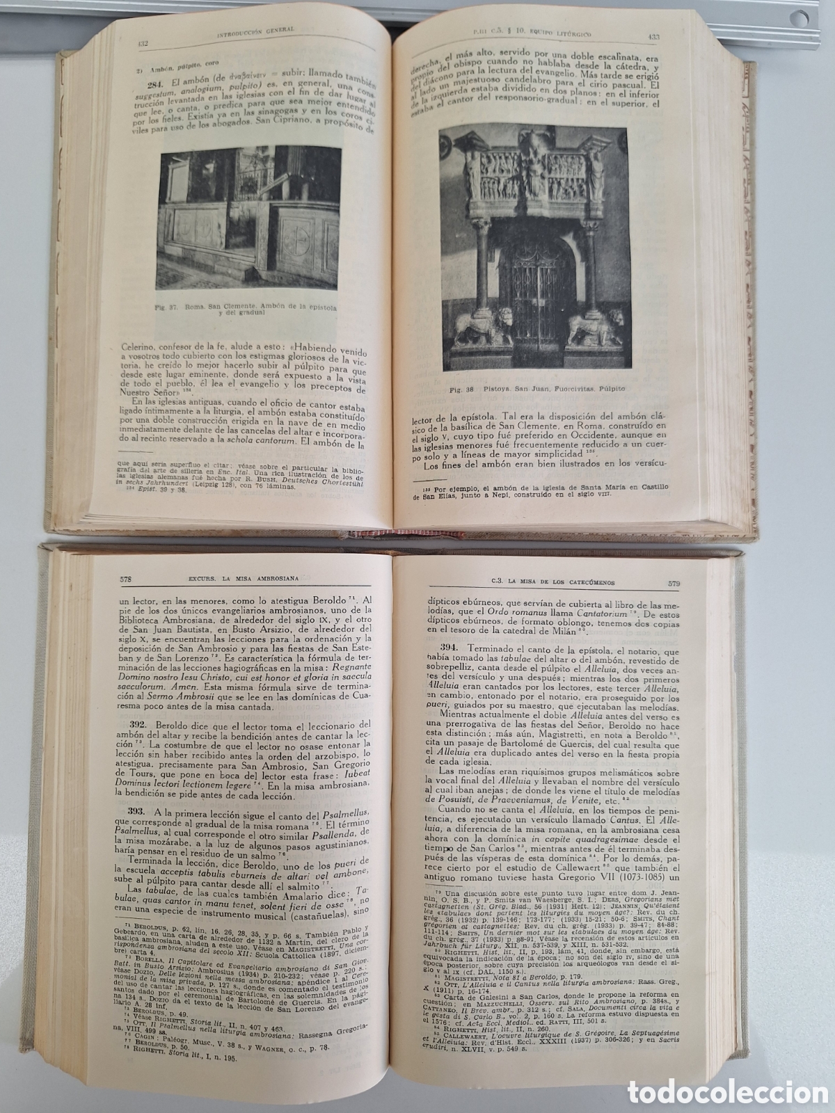 Libros de segunda mano: M. RIGHETTI, Historia de la Liturgia, 2 tomos - Foto 9