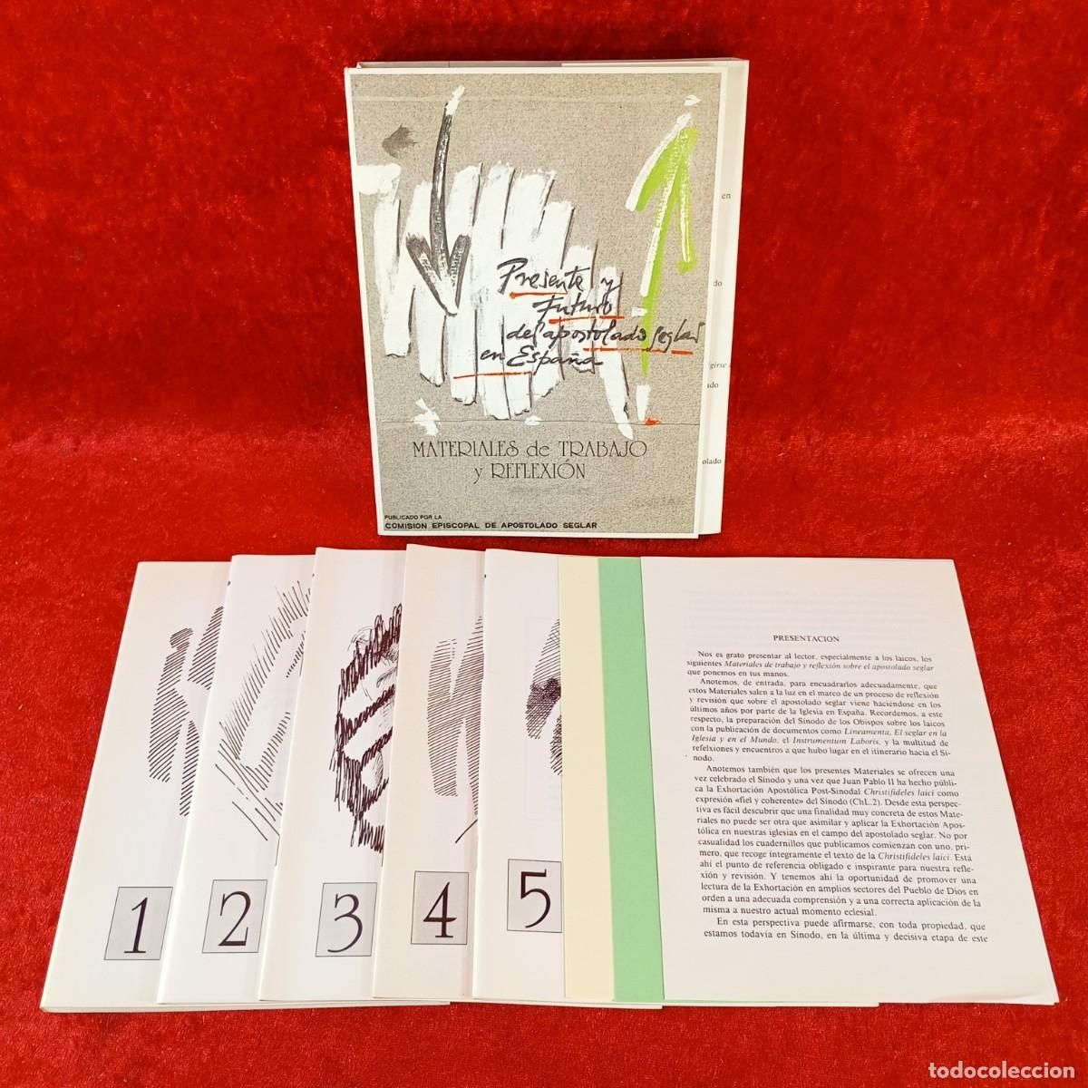 Libros de segunda mano: PRESENTE Y FUTURO DEL APOSTOLADO SEGLAR EN ESPA&Ntilde;A - MATERIALES DE TRABAJO Y REFLEXI&Oacute;N - 1989 / 5948