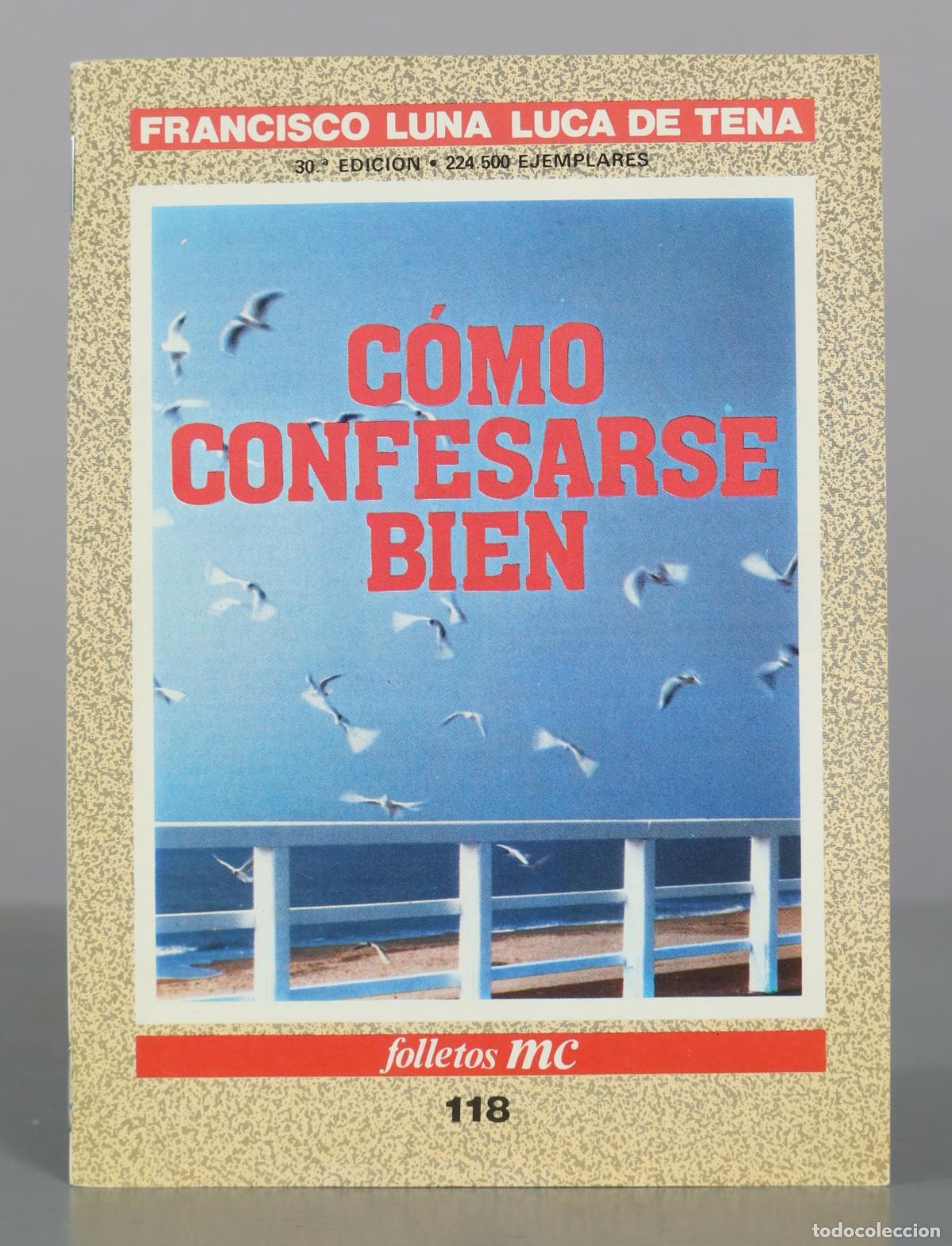 Libros de segunda mano: C&oacute;mo confesarse bien - Francisco Luna Luca de Tena