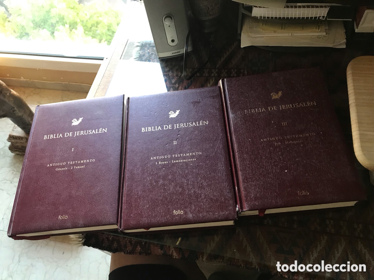 Libros de segunda mano: Biblia de Jerusal&eacute;n tres tomos. Folio