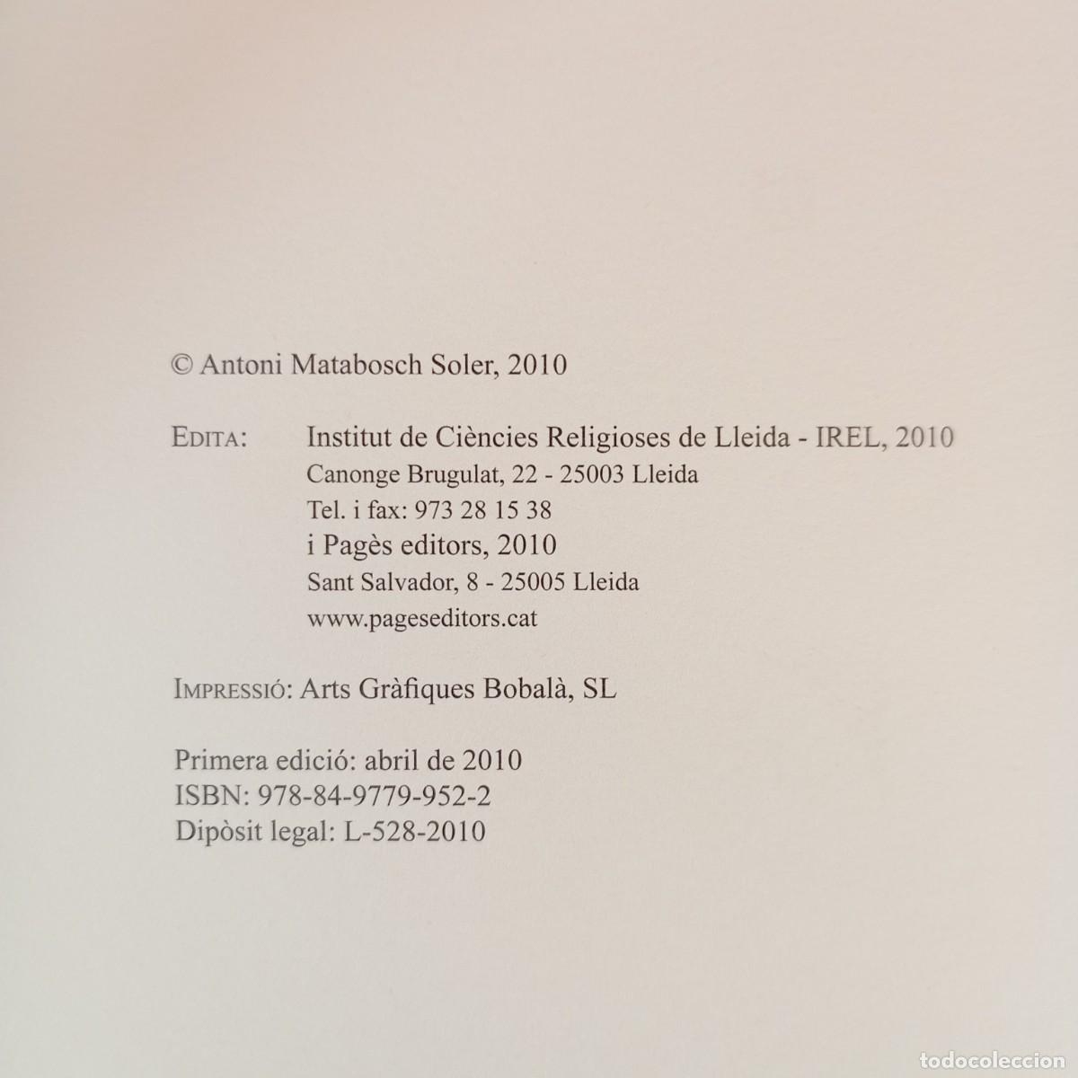 Libros de segunda mano: EL DI&Agrave;LEG INTERRELIGI&Oacute;S COM A PR&Agrave;CTICA DE LAMOR - ANTONI MATABOSCH / 6262 - Foto 3