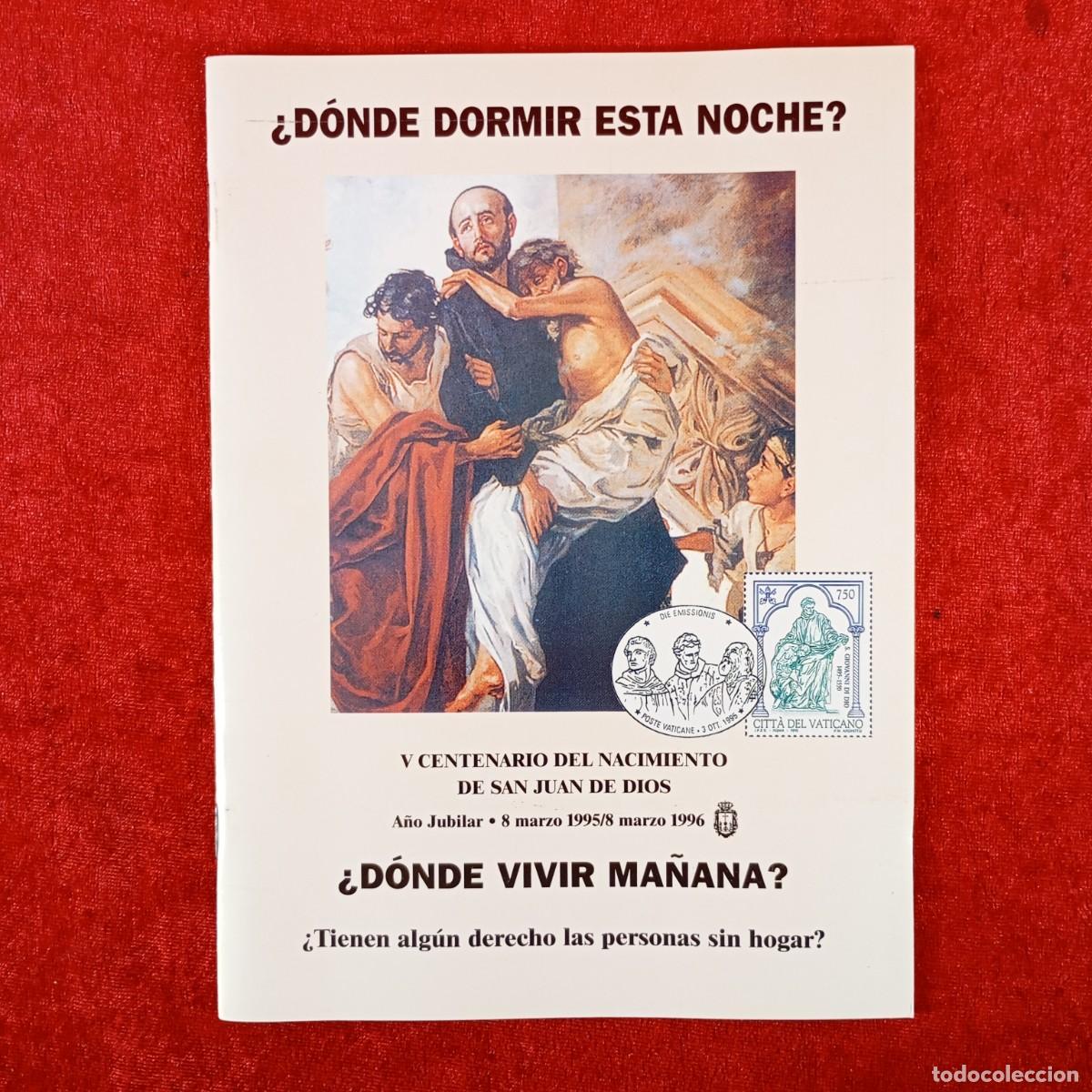 Libros de segunda mano: &iquest;D&Oacute;NDE DORMIR ESTA NOCHE? - &iquest;TIENEN ALG&Uacute;N DERECHO LAS PERSONAS SIN HOGAR? - SAN JUAN DE DIOS / 6300