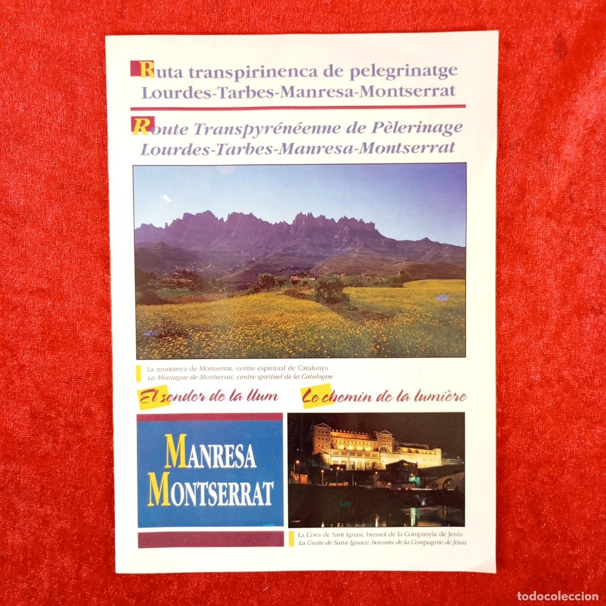 Libros de segunda mano: RUTA TRANSPIRINENCA DE PELEGRINATGE - LOURDES-TARBES-MANRESA-MONTSERRAT - MANRESA MONTSERRAT / 6307